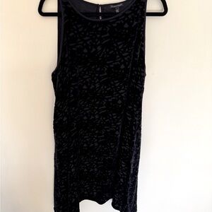 Purple Velvet Sleeveless Dress by Eileen Fisher